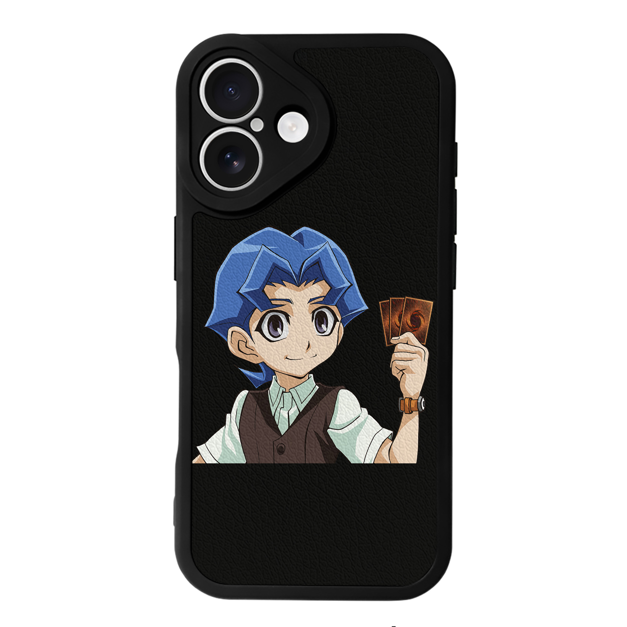 遊☆戯☆王 Yu-Gi-Oh! 【iPhone 16シリーズ対応】シリコンスマホケース（レザー調） 材質：シリコン